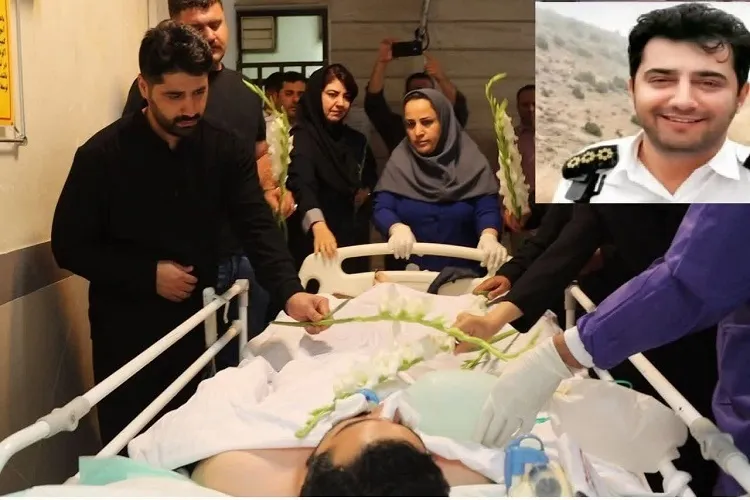 اعضای بدن سروان شهید «توحید مهرپور» به بیماران نیازمند اهدا شد