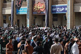 مراسم تشییع پیکر مطهر شهدای امنیت در شیراز‎‎
