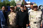بازدید احمد وحیدی، وزیر کشور از مرز تمرچین