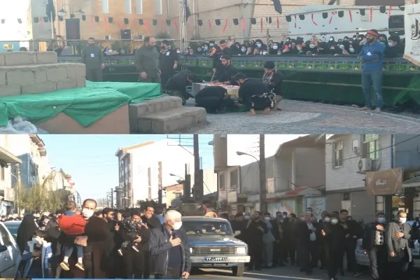 پیکر مطهر شهید گمنام در دانشگاه پیام‌نور مرکز رشت آرام گرفت + عکس