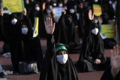 تجمع اعتراضی مردم تهران در محکومیت اهانت به پیامبر گرامی اسلام(ص) در میدان امام حسین(ع) 