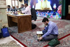 مرحله شهرستانی مسابقات سراسری قرآن بخش برادران سازمان اوقاف و امور خیریه در بقعه شیخ طرشتی (ره)