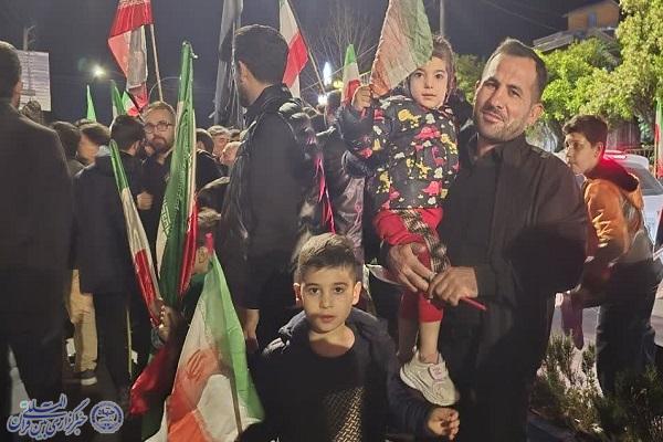 سوگواری دانش آموزان بابلسری در چهلم شهادت دانش آموزان میناب