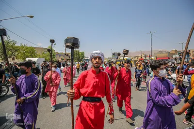 کاروان نمادین اسرای کربلا در شیراز‎‎