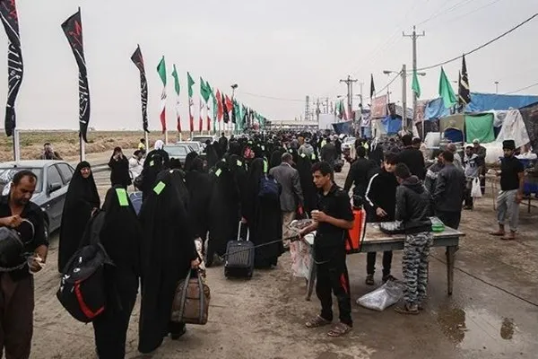 خدمت‌رسانی بیت‌الاحزان با موکبی در نجف اشرف