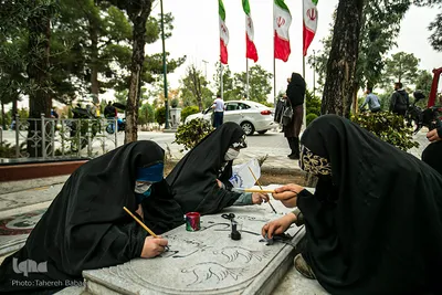 آخرین پنجشنبه سال کرونایی در بهشت زهرا