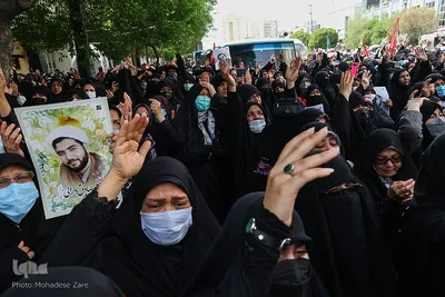 تشییع پیکر شهید دارایی در مشهد