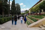 مسافران نوروزی آرامگاه حافظ