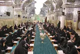 مراسم جزء خوانی قرآن کریم در حرم شاهچراغ(ع)