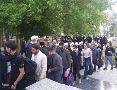 مراسم بدرقه کاروان ارتحال حضرت امام خمینی (ره)