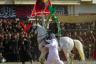 مراسم خیمه‌سوزان و مقتل‌خوانی در خمینی‌شهر اصفهان
