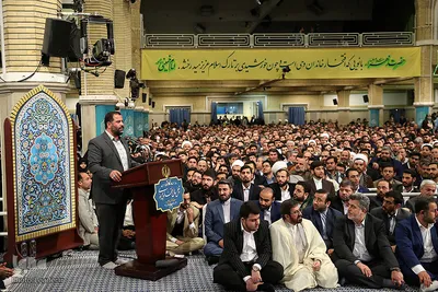 دیدار مداحان اهل‌بیت(ع) با رهبر انقلاب