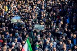 تشییع باشکوه ۸ شهید گمنام در شهرکرد