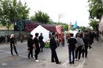 نمایش خیمه سوزان و حرکت نمادین کاروان اسرای کربلا – شهرستان اهر