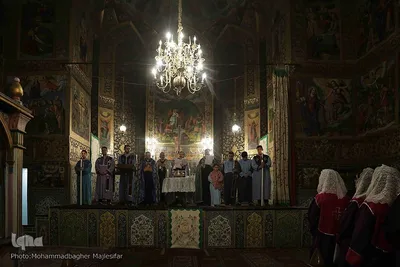 آیین عشای ربانی در کلیسای وانک اصفهان