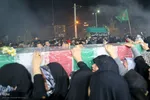 تشییع نمادین مادر بی‌نشان
