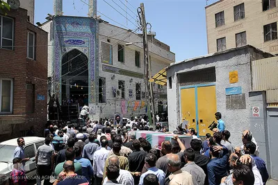 مراسم تشییع پیکر پاک مجاهد جانباز شهید حجت الاسلام سید «مهدی تقوی» از شهدای جنایت تروریستی مجلس 