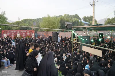 مراسم پیاده‌روی جاماندگان اربعین در شهرستان ملایر