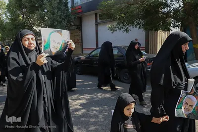 مراسم پیاده روی جاماندگان اربعین حسینی در اهر