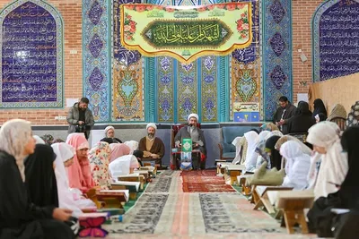 حضور امام جمعه تبریز در جمع معتکفین مسجد بقیه‌الله