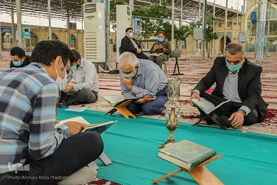 محفل انس و تفسیر قرآن در مسجد جامع شهدا شیراز