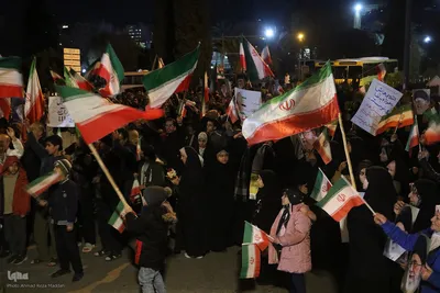 تجمع دانشجویان دانشگاه شیراز در حمایت از ایران مقتدر