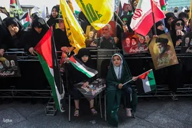 تجمع بزرگ مردم تهران برای اعلام حمایت از اجرای عملیات «وعده صادق ۲»