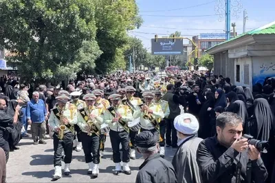 تشییع پیکر شهید قهرمانی