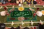 برپایی سفره حضرت ام البنین (س) در حرم مطهر سید میر محمد(ع)‎‎