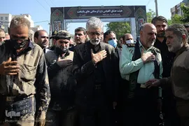 آیین «گل‌مالی» هیات عشاق العباس لرستانی‌های مقیم تهران در عاشورای حسینی