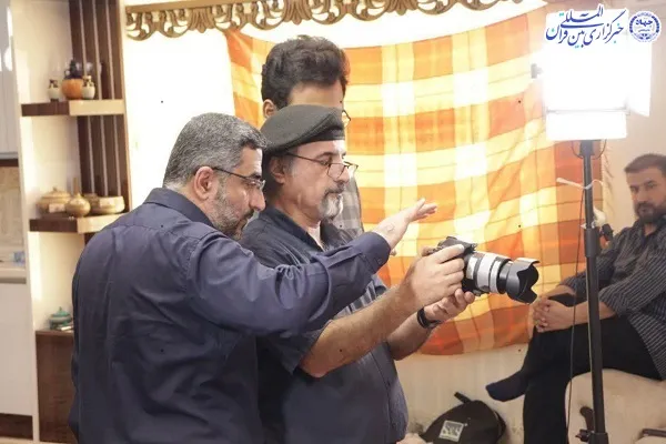 پشت صحنه فیلم کوتاه«گت پر»