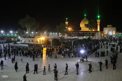مراسم عزاداری حسینی هیات عاشقان ثارالله (ع) شیراز در شاهچراغ(ع)