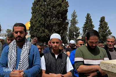 اولین نماز جمعه مسجدالاقصی در ماه مبارک رمضان