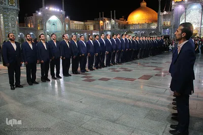 ضبط اجرای گروه تواشیح محمد رسول الله(ص) در حرم حضرت معصومه(س)‎
