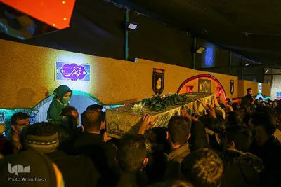 پیکر مطهر شهید «حبیب الله حقیقی »مهمان موکب مادر خوبی ها‎‎