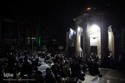 مراسم احیای شب بیست و سوم ماه مبارک رمضان، در بقعه متبرکه امامزاده سید جعفر(ع) و حمیده خاتون (س) باغ‌ فیض