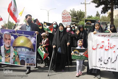 راهپیمایی روز قدس در سمنان