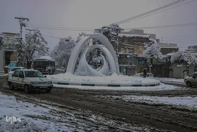 صبح برفی اراک