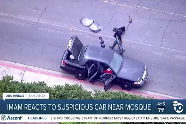 One day after a suspicious car was stopped near the Islamic Center of San Diego, the mosque's imam is speaking out about the scare that shook his community.