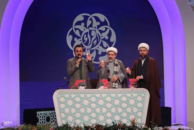 رقابت رشته حفط و قرائت بخش آقایان مسابقات سراسری قرآن‎