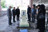 ادای احترام جهادگران دانشگاهی آذربایجان‌شرقی به مقام شامخ شهید آل هاشم و شهدای جنگ رمضان