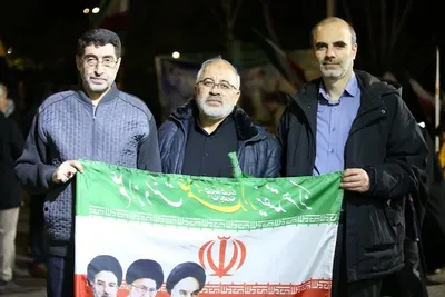 اجتماع دانشگاهیان دانشگاه تبریز در حمایت از آرمان‌های انقلاب