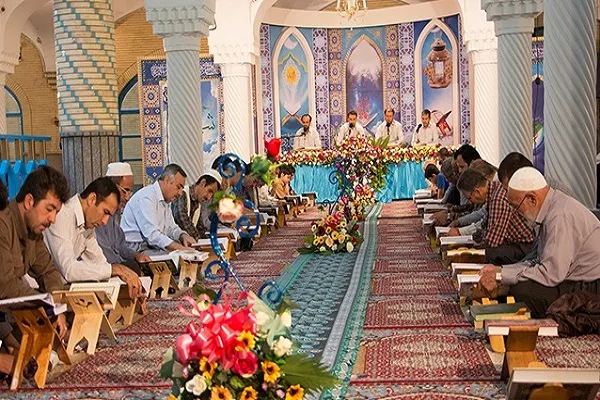 برگزاری آیین جزء‌خوانی قرآن در مسجد جامع سنندج
