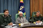 نشست خبری سردار زارع کمالی فرمانده سپاه الغدیر استان یزد‎‎