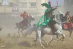 مراسم خیمه‌سوزان و مقتل‌خوانی در خمینی‌شهر اصفهان