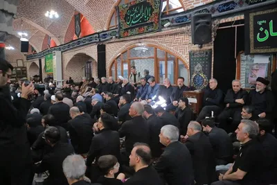 حضور رئیس جمهور در آیین‌های عاشورایی تبریز