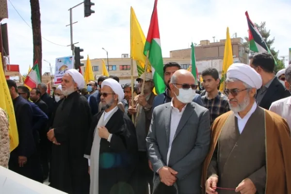 آغاز مراسم راهپیمایی روز قدس در کرمان