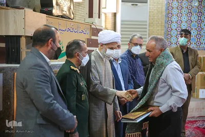 تجلیل از پهلوانان زورخانه خلیل عقاب‎