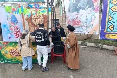 جشن نیمه شعبان مسجد صاحب‌الزمان(ع) خرم‌آباد