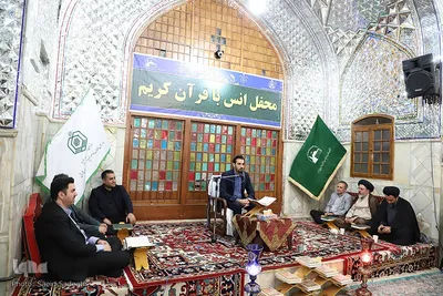 محفل انس با قرآن کریم در امامزاده سیدحمزه تبریز‎‎